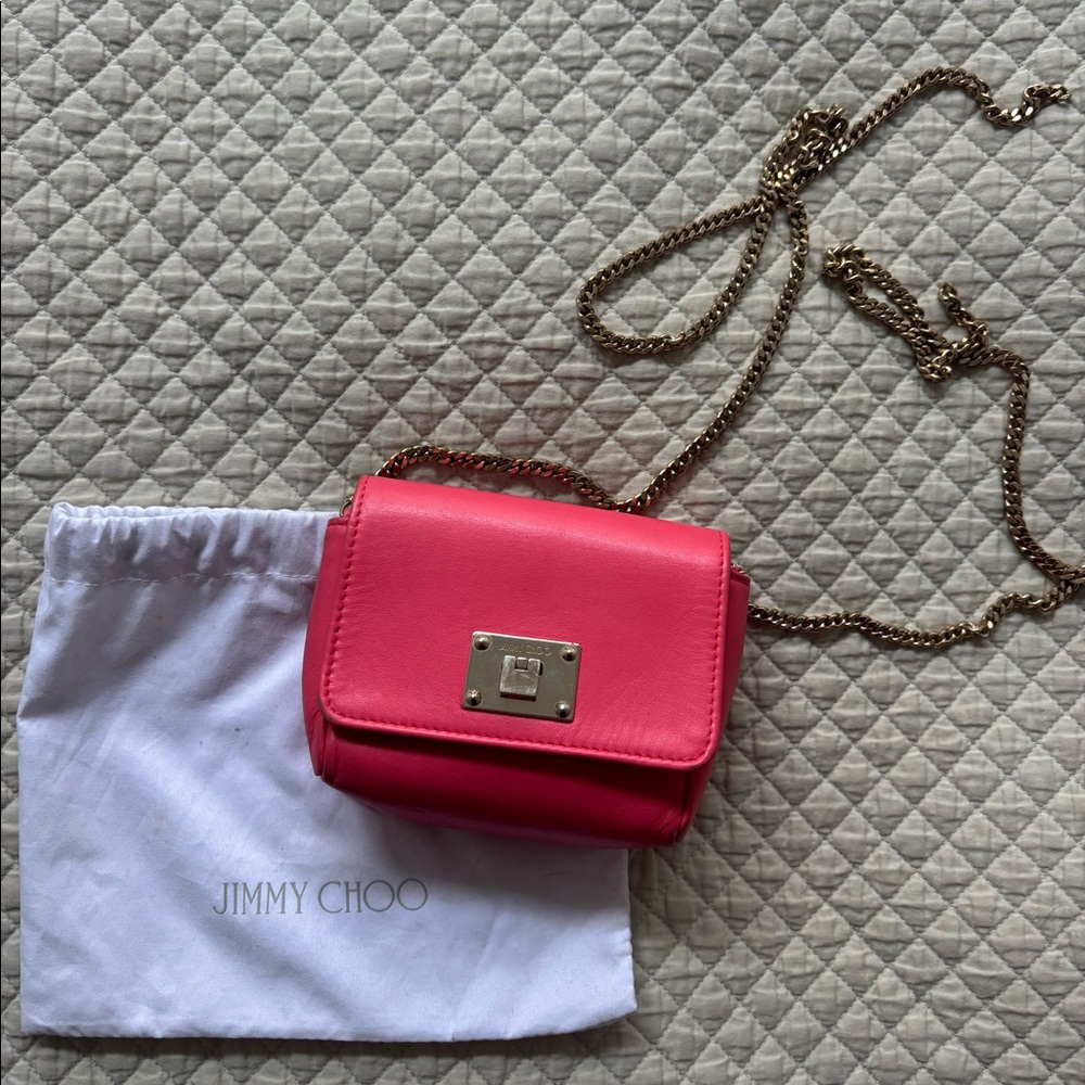 Jimmy Choo Leather Flap Bag